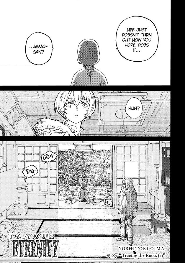To Your Eternity Chapter 185-0 - Page 1 - To Your Eternity manga Chapter 185-0 manga