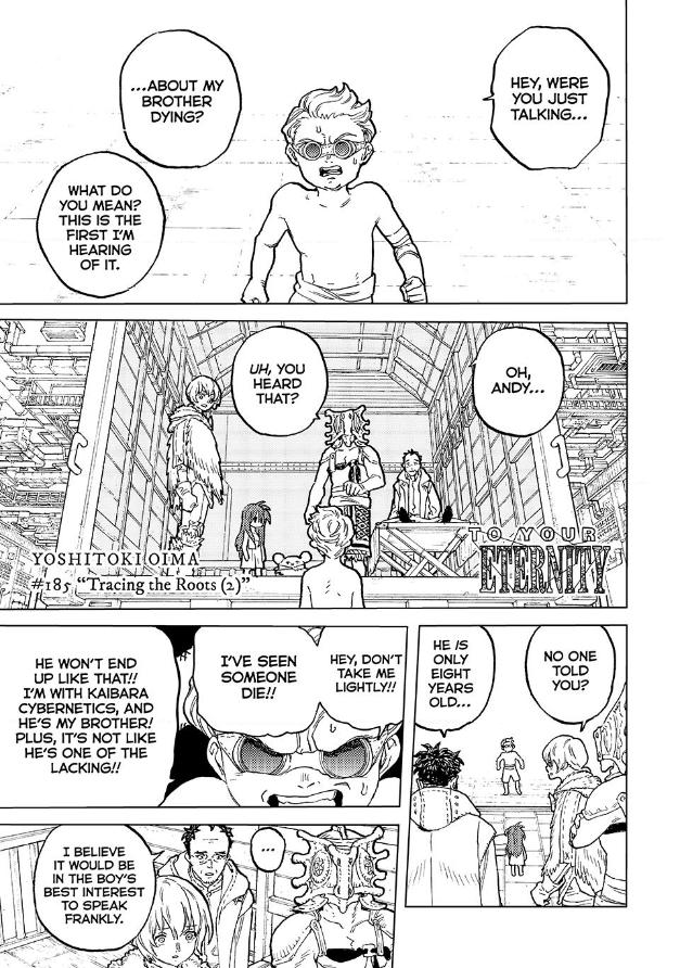 To Your Eternity Chapter 185-1 - Page 1 - To Your Eternity manga Chapter 185-1 manga