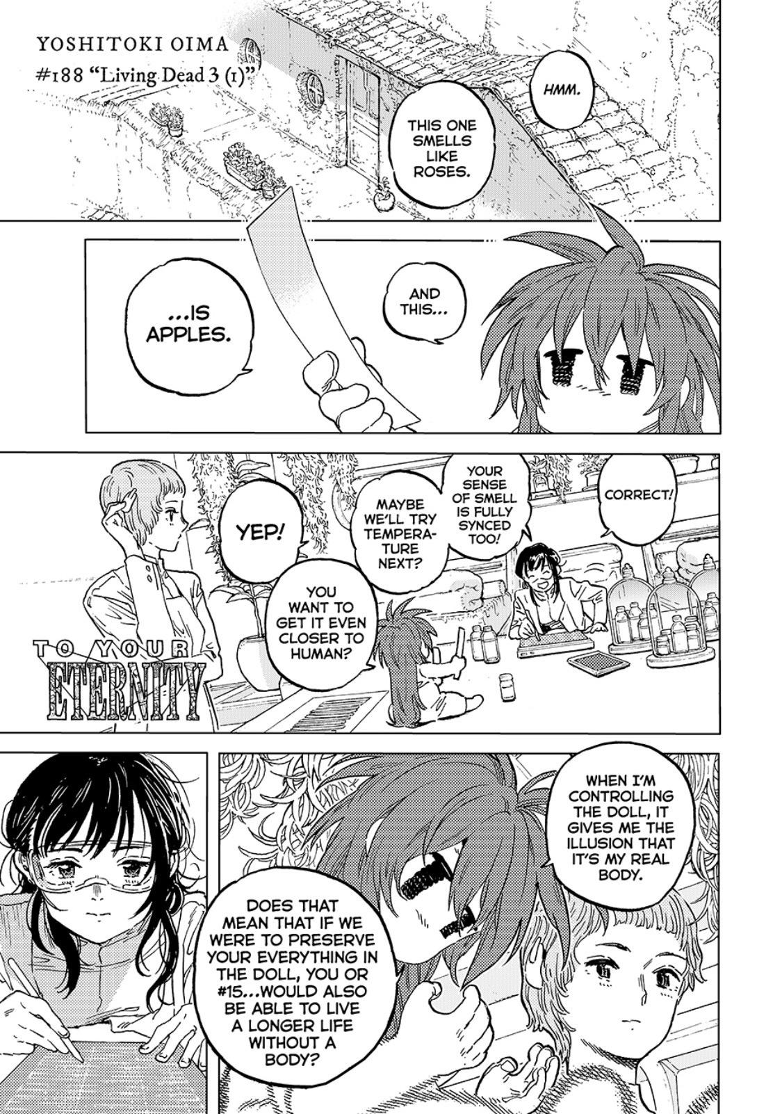 To Your Eternity Chapter 188-0 - Page 1 - To Your Eternity manga Chapter 188-0 manga