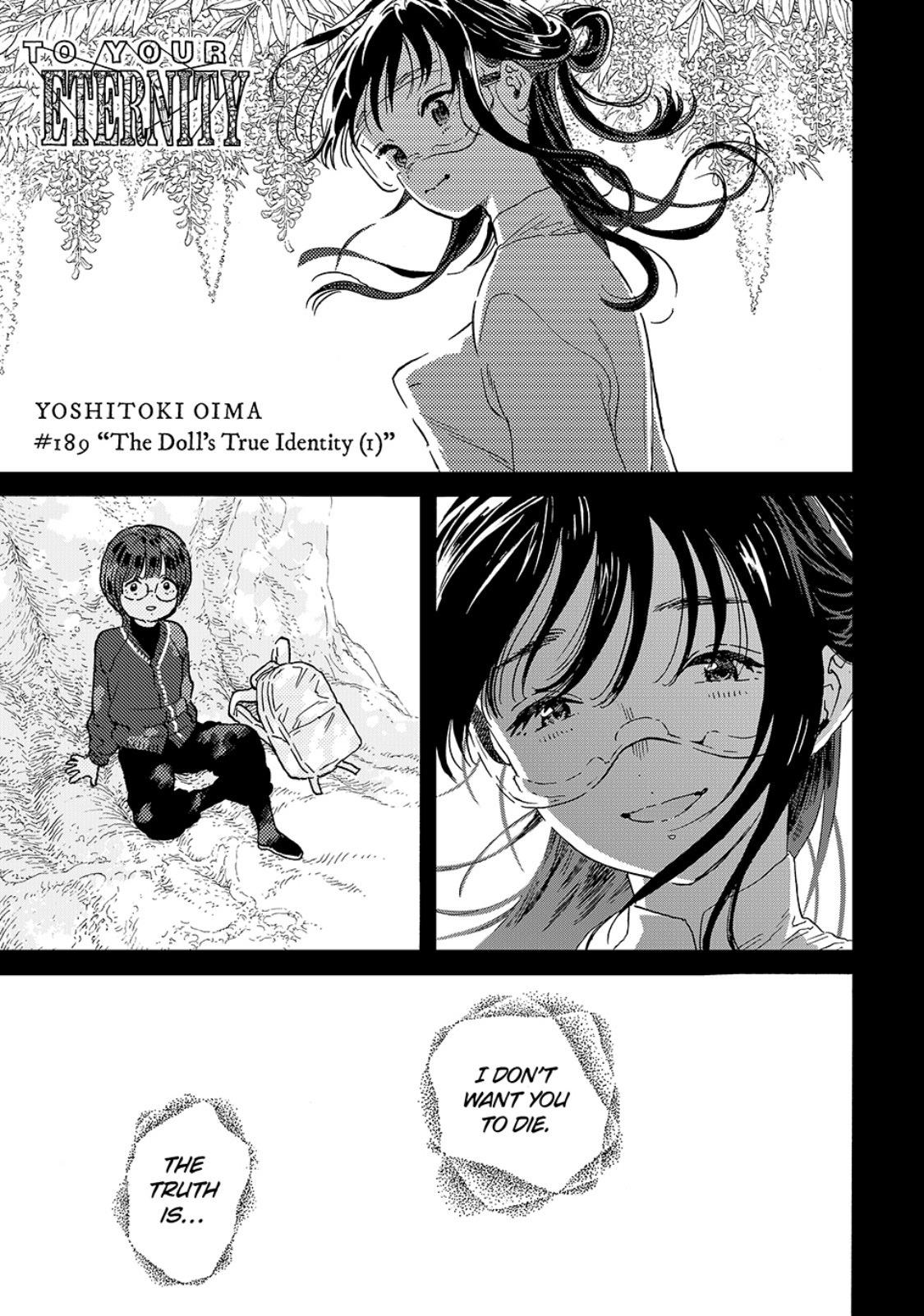 To Your Eternity Chapter 189-0 - Page 1 - To Your Eternity manga Chapter 189-0 manga