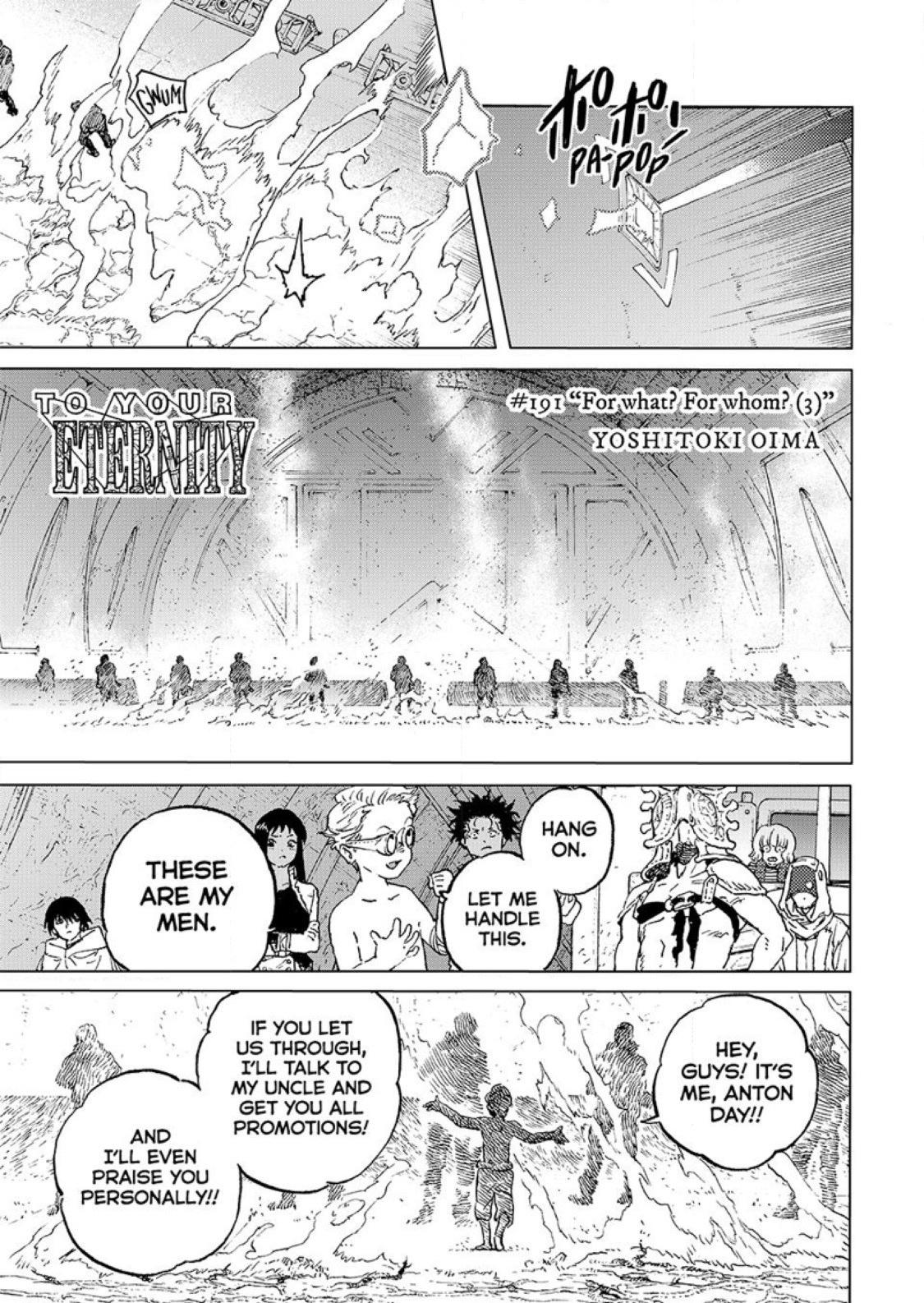 To Your Eternity Chapter 191-3 - Page 1 - To Your Eternity manga Chapter 191-3 manga
