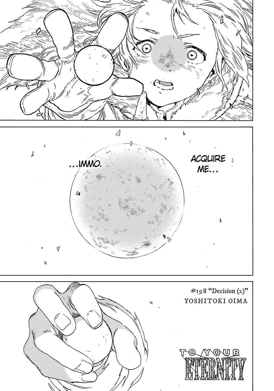 To Your Eternity Chapter 198-1 - Page 1 - To Your Eternity manga Chapter 198-1 manga