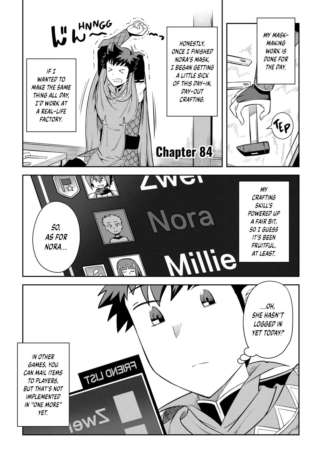 A Playthrough of a Certain Dude's VRMMO Life Chapter 84 1