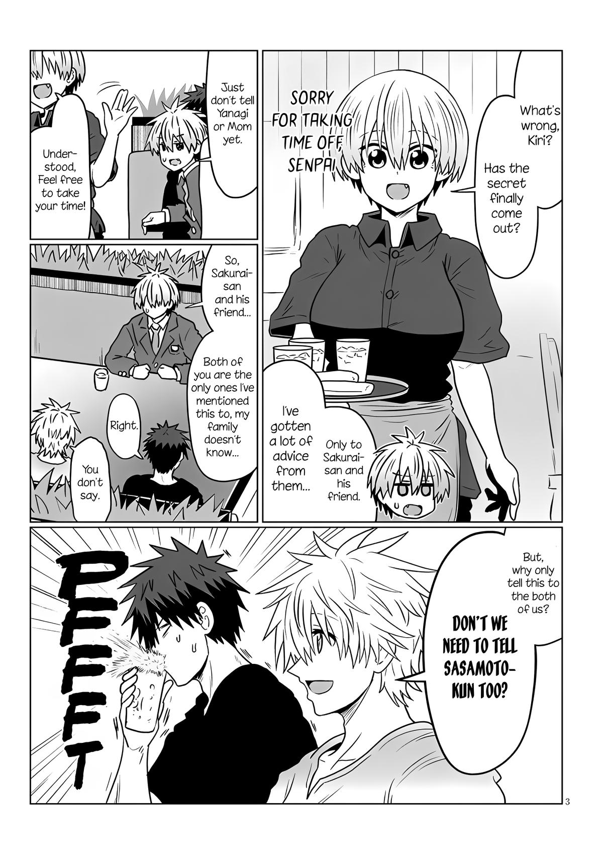 Uzaki-chan Wants to Hang Out! Chapter 124 3