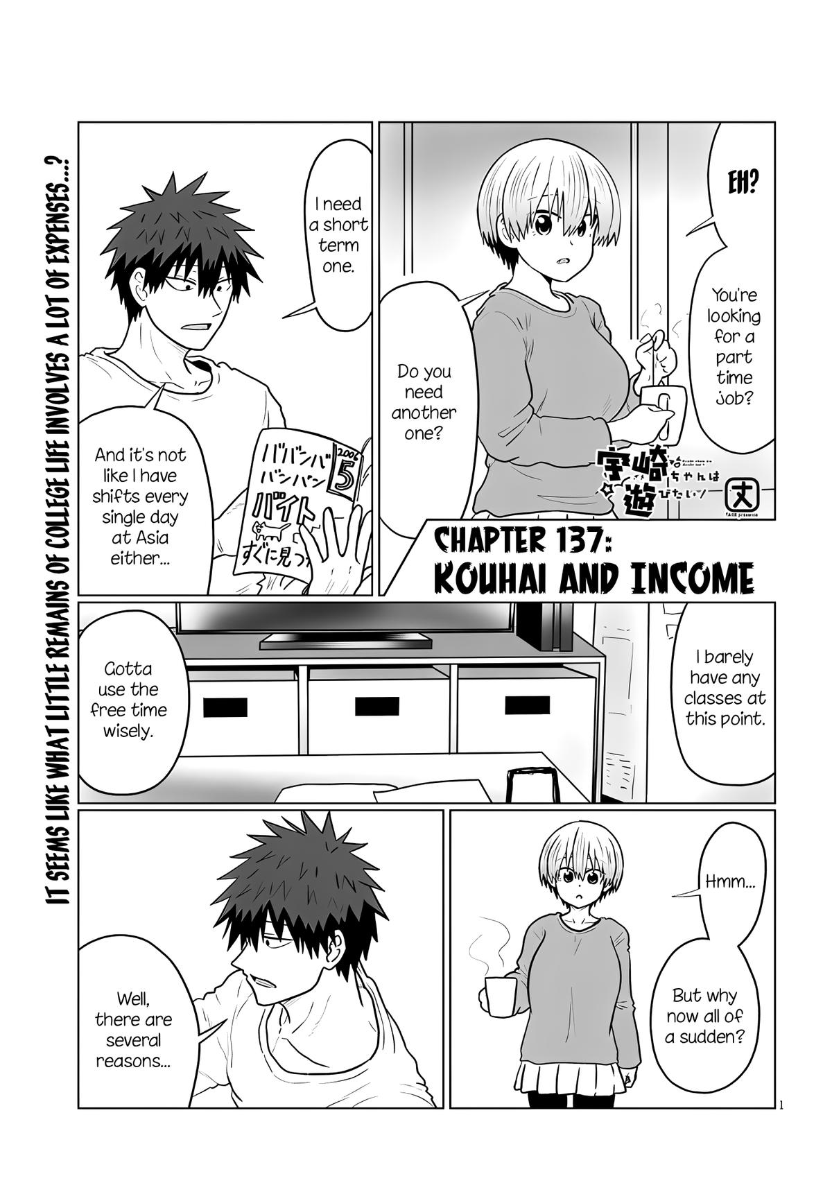 Uzaki-chan Wants to Hang Out! Chapter 137 1