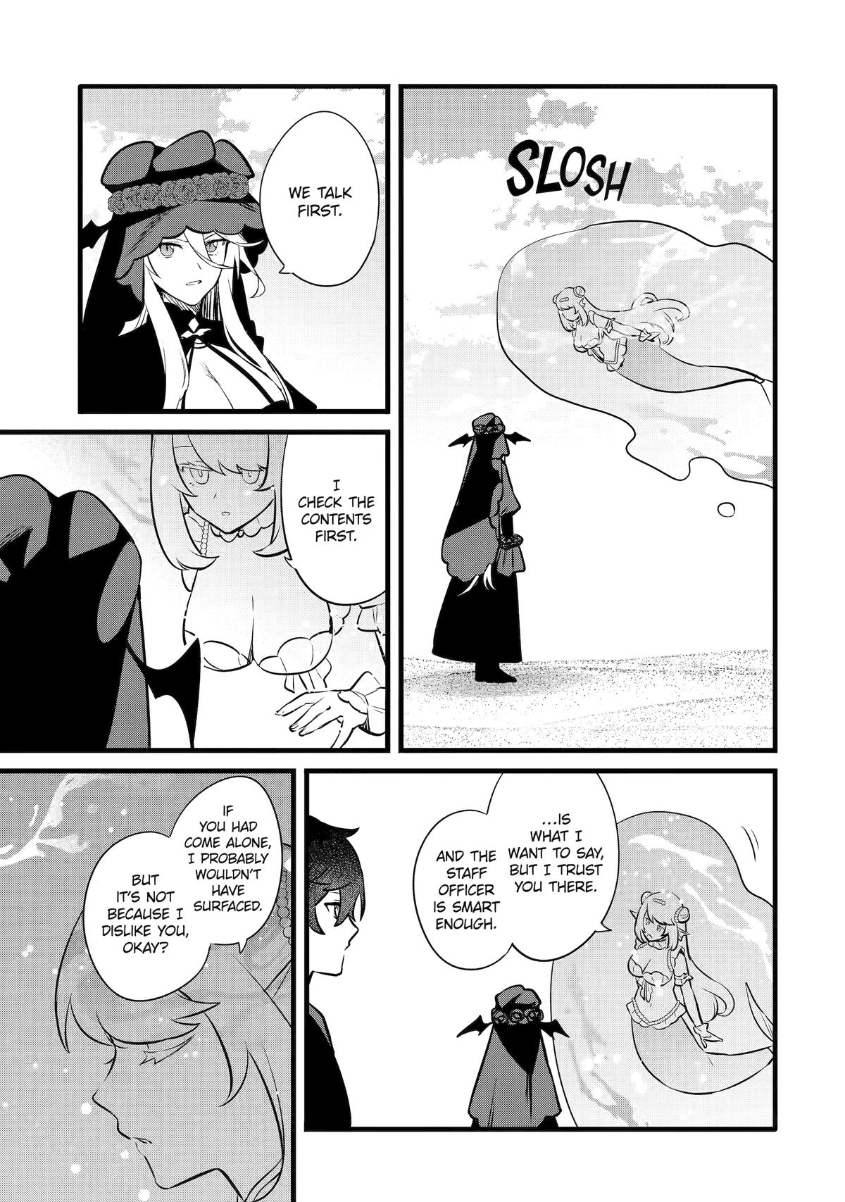 Nankoufuraku no Maoujou e Youkoso: Debuff wa Fuyou to Yuusha Party wo Oidasareta Kuro Madoushi, Maougun no Saikou Kanbu ni Mukaerareru Chapter 48 Page 17
