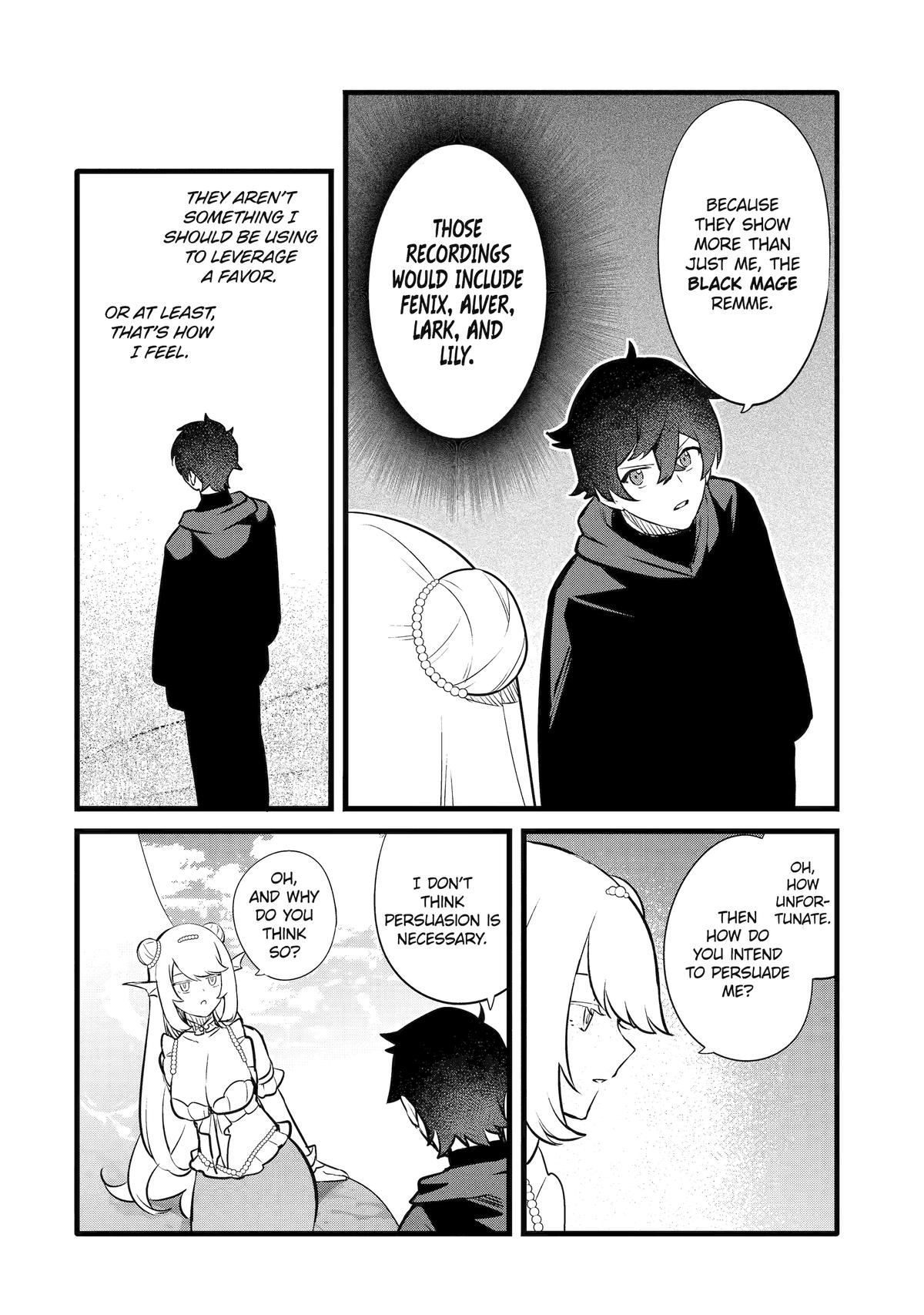 Nankoufuraku no Maoujou e Youkoso: Debuff wa Fuyou to Yuusha Party wo Oidasareta Kuro Madoushi, Maougun no Saikou Kanbu ni Mukaerareru Chapter 48 Page 22