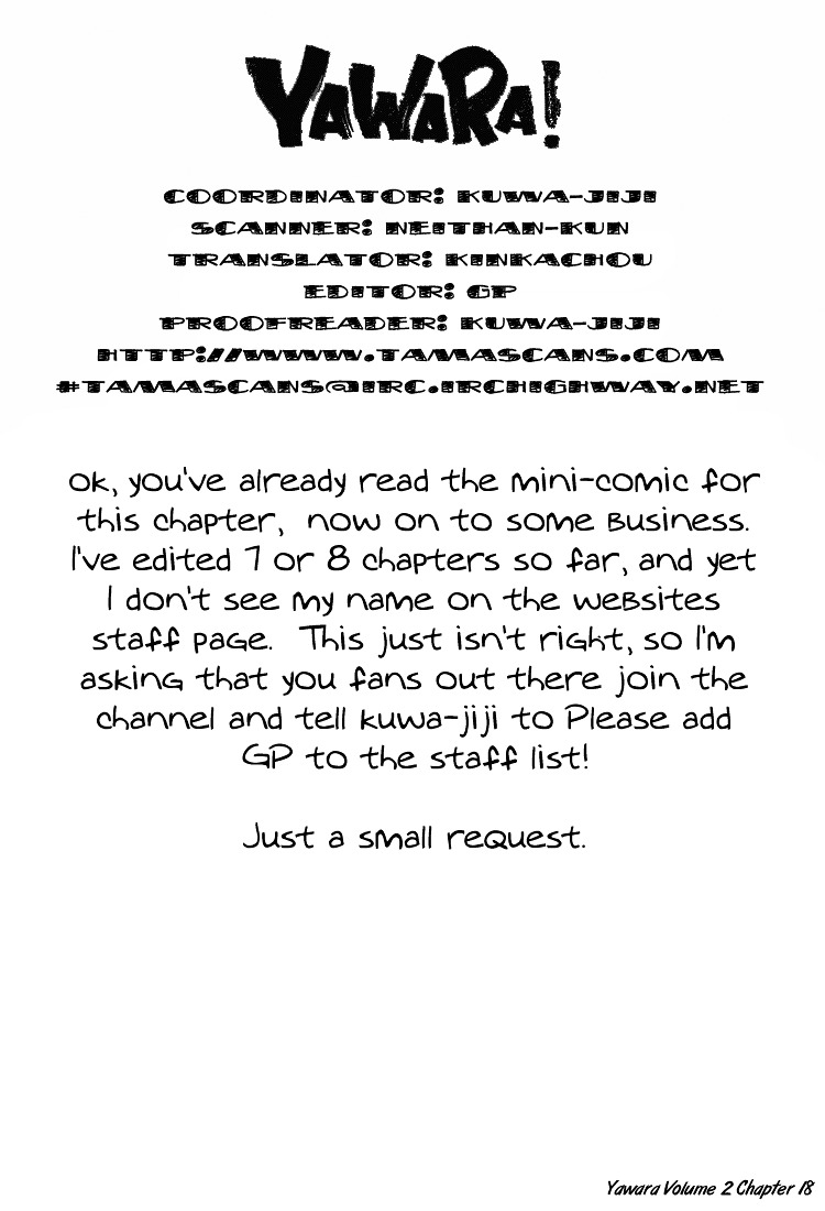 Yawara! Chapter 18 19