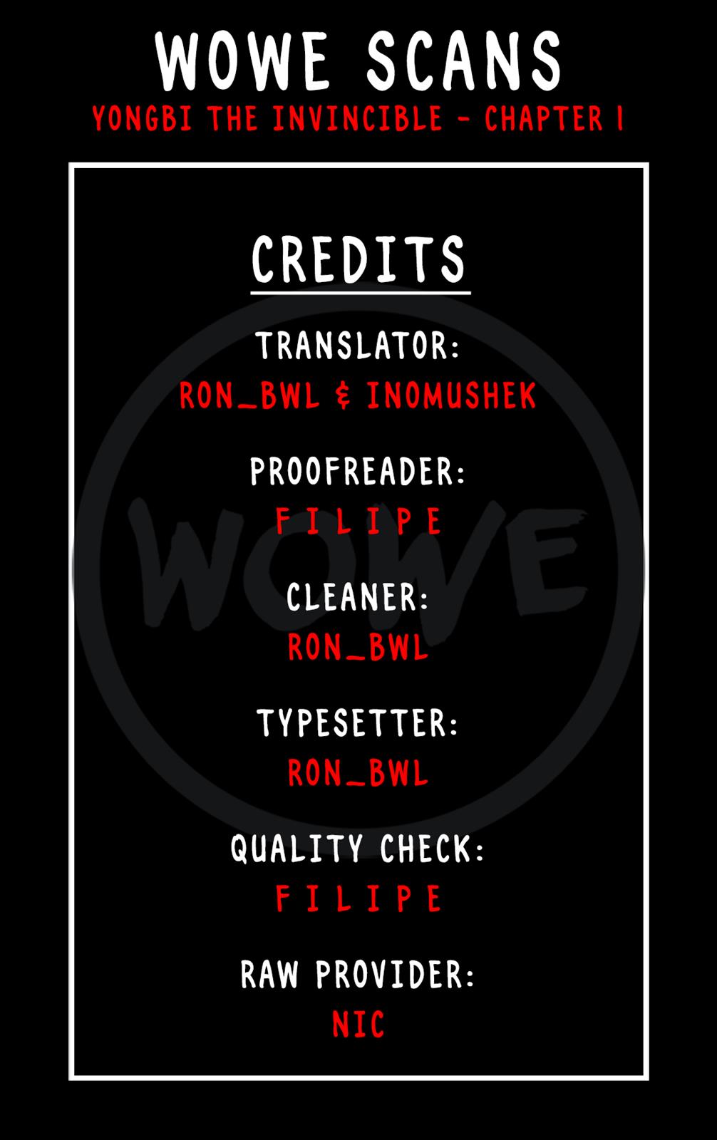 Yongbi the Invincible - A Side Story Chapter 1 1