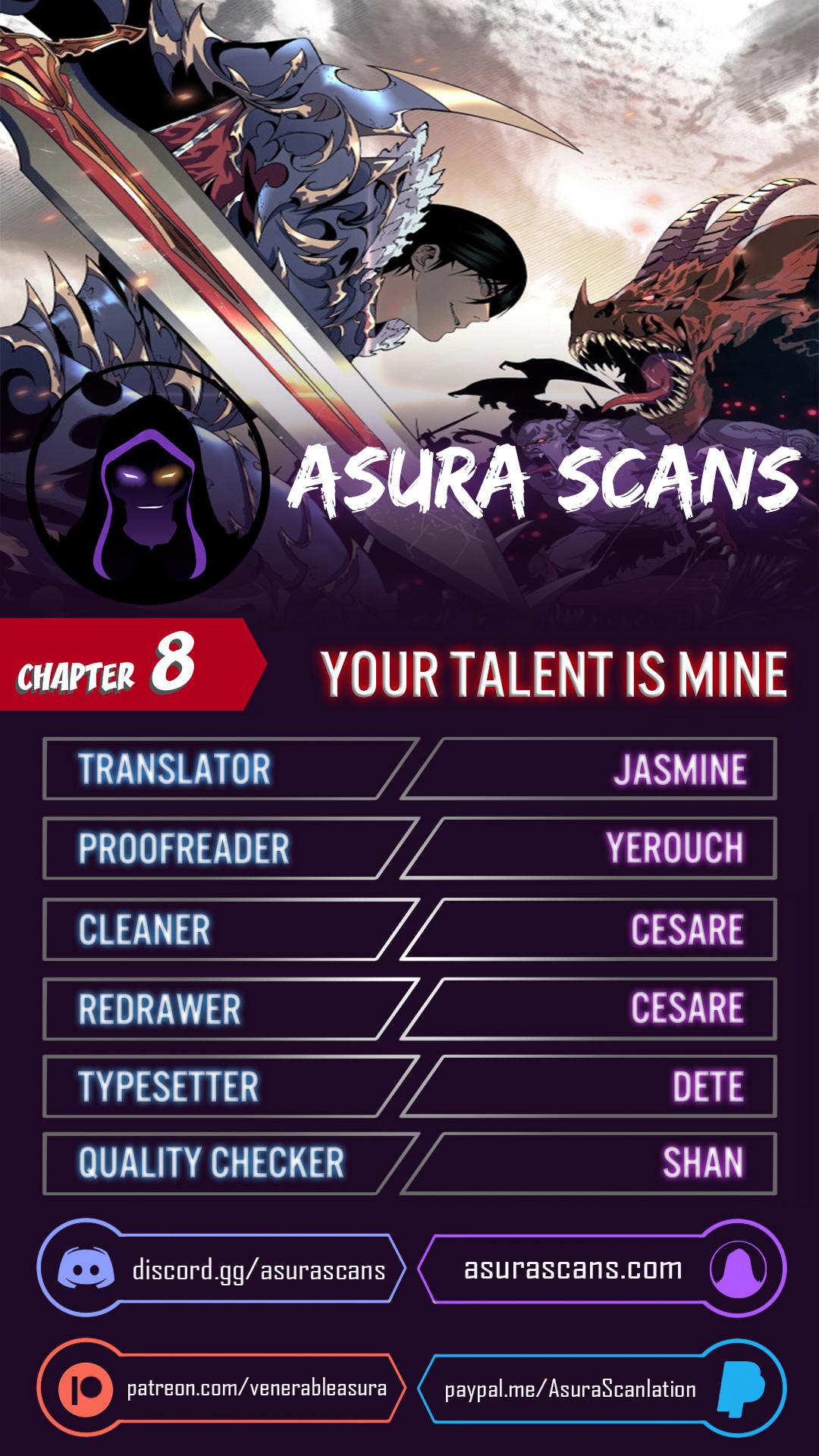 Your Talent Is Mine Chapter 8 1