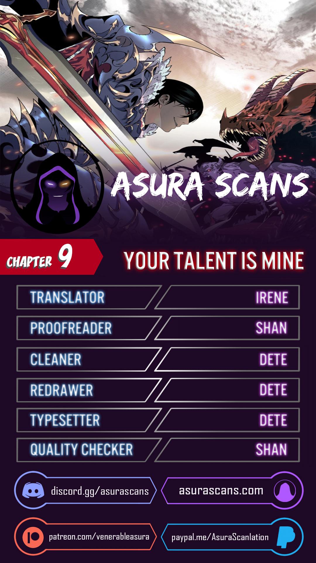 Your Talent Is Mine Chapter 9 1
