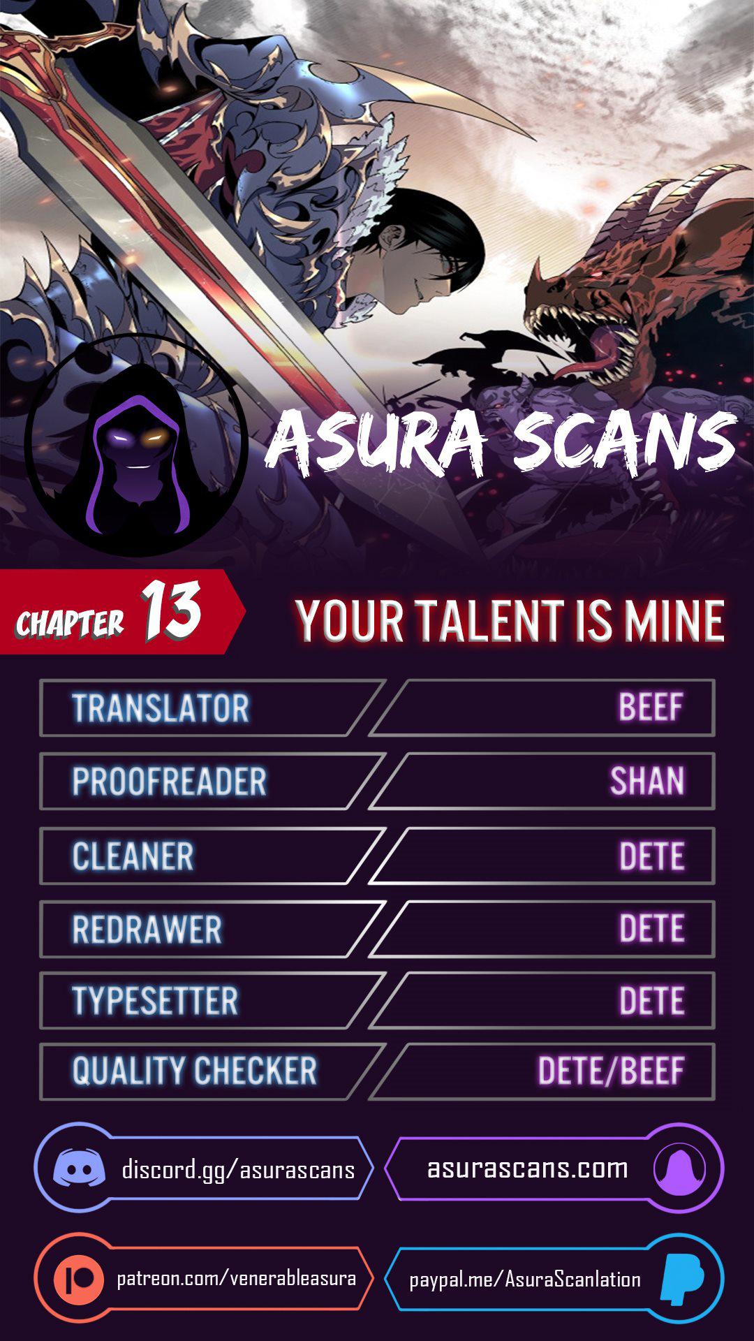 Your Talent Is Mine Chapter 13 1