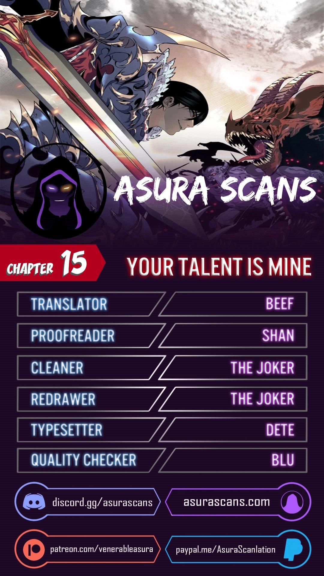 Your Talent Is Mine Chapter 15 1