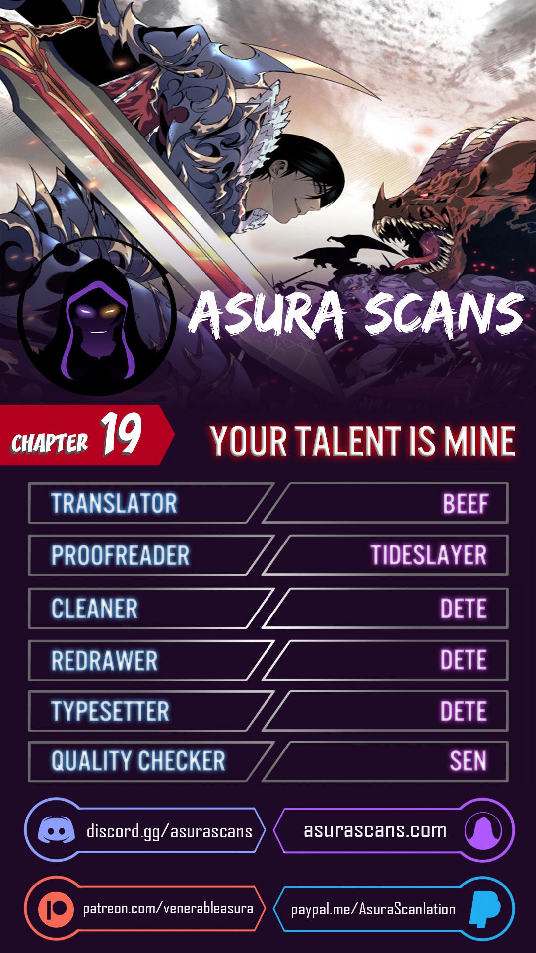 Your Talent Is Mine Chapter 19 1