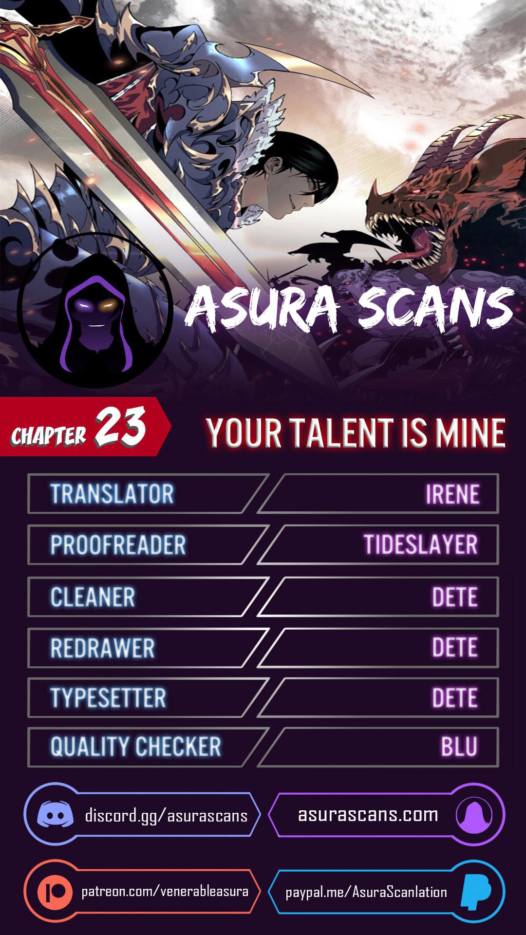 Your Talent Is Mine Chapter 23 1