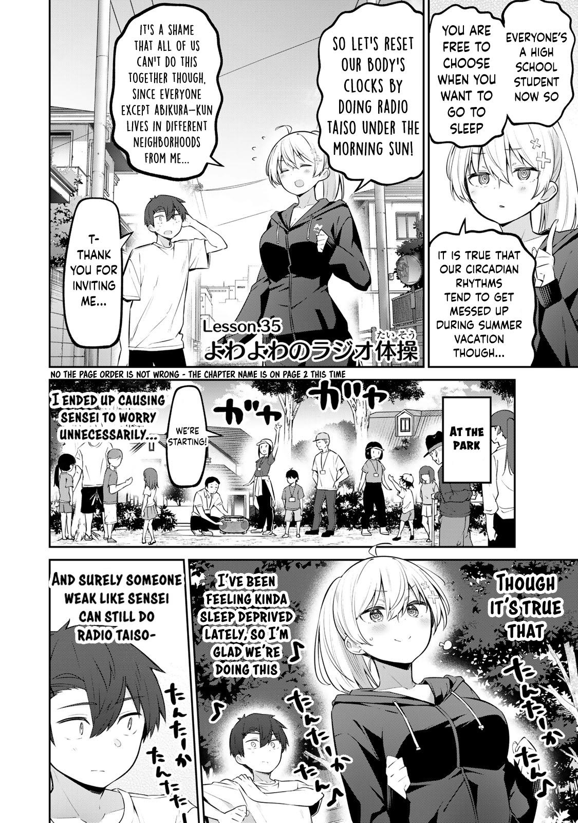 Yowa Yowa Sensei Chapter 35 2