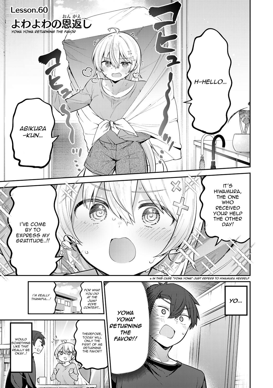 Yowa Yowa Sensei Chapter 60 1