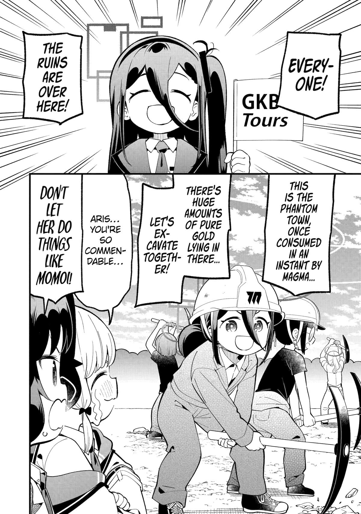 Blue Archive: Game Kaihatsu-bu Daibouken! Chapter 32 Page 46