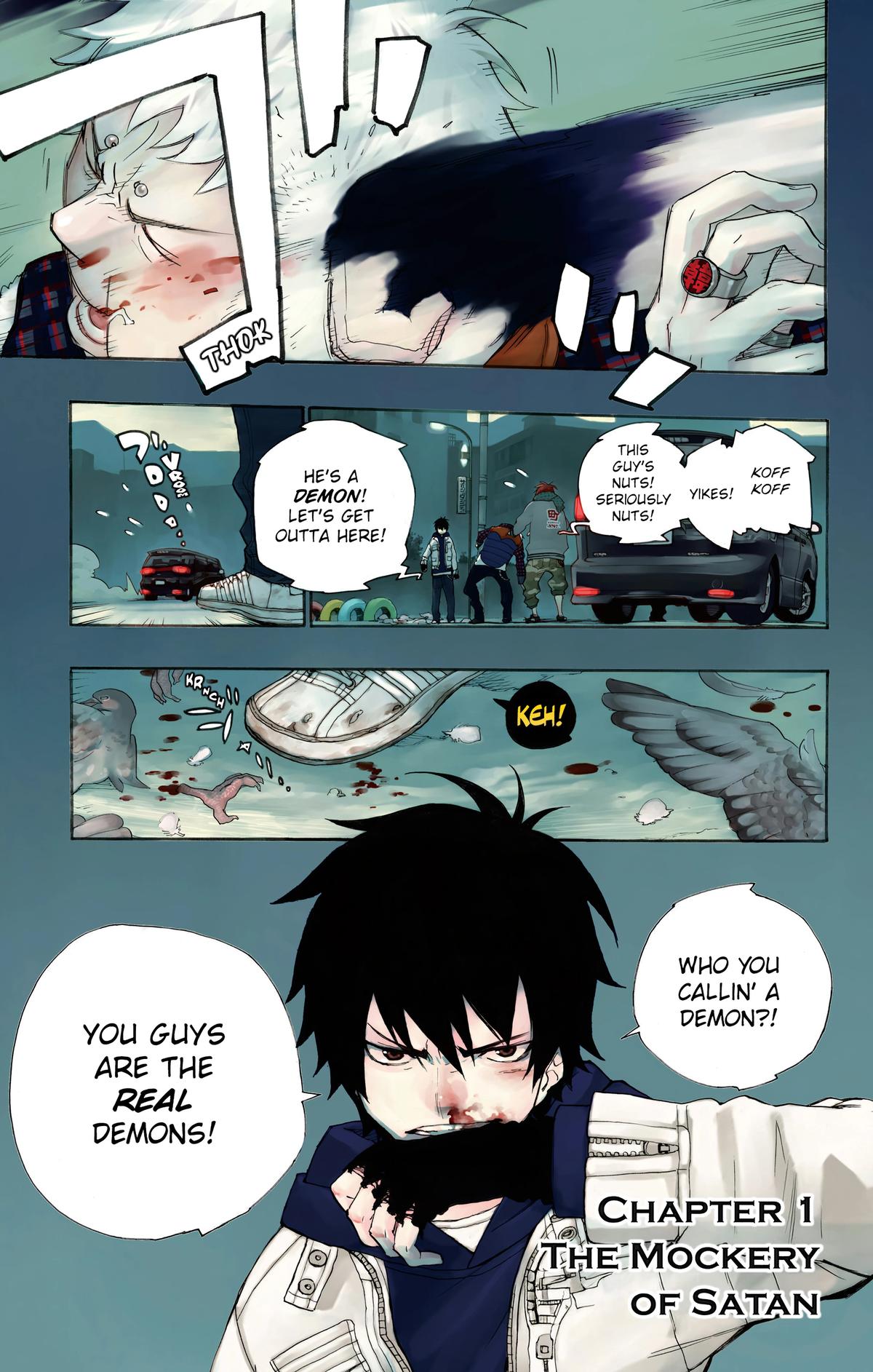 Blue Exorcist (Color) Chapter 1 - Page 4