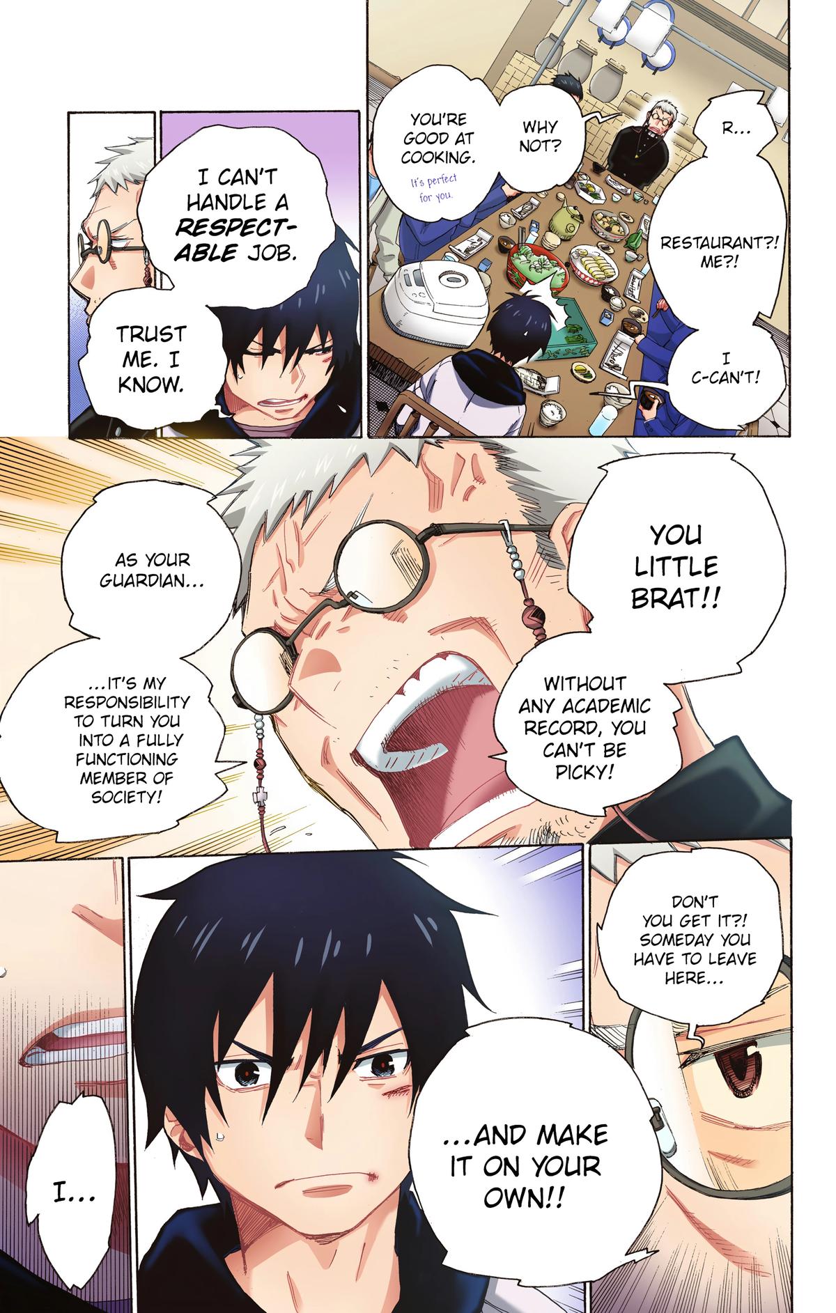 Blue Exorcist (Color) Chapter 1 - Page 9