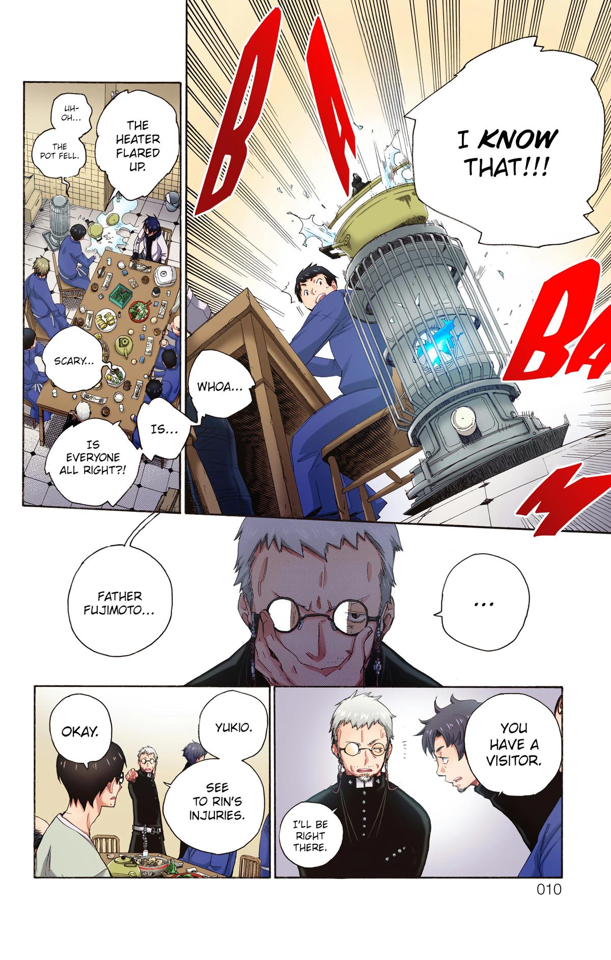 Blue Exorcist (Color) Chapter 1 - Page 10