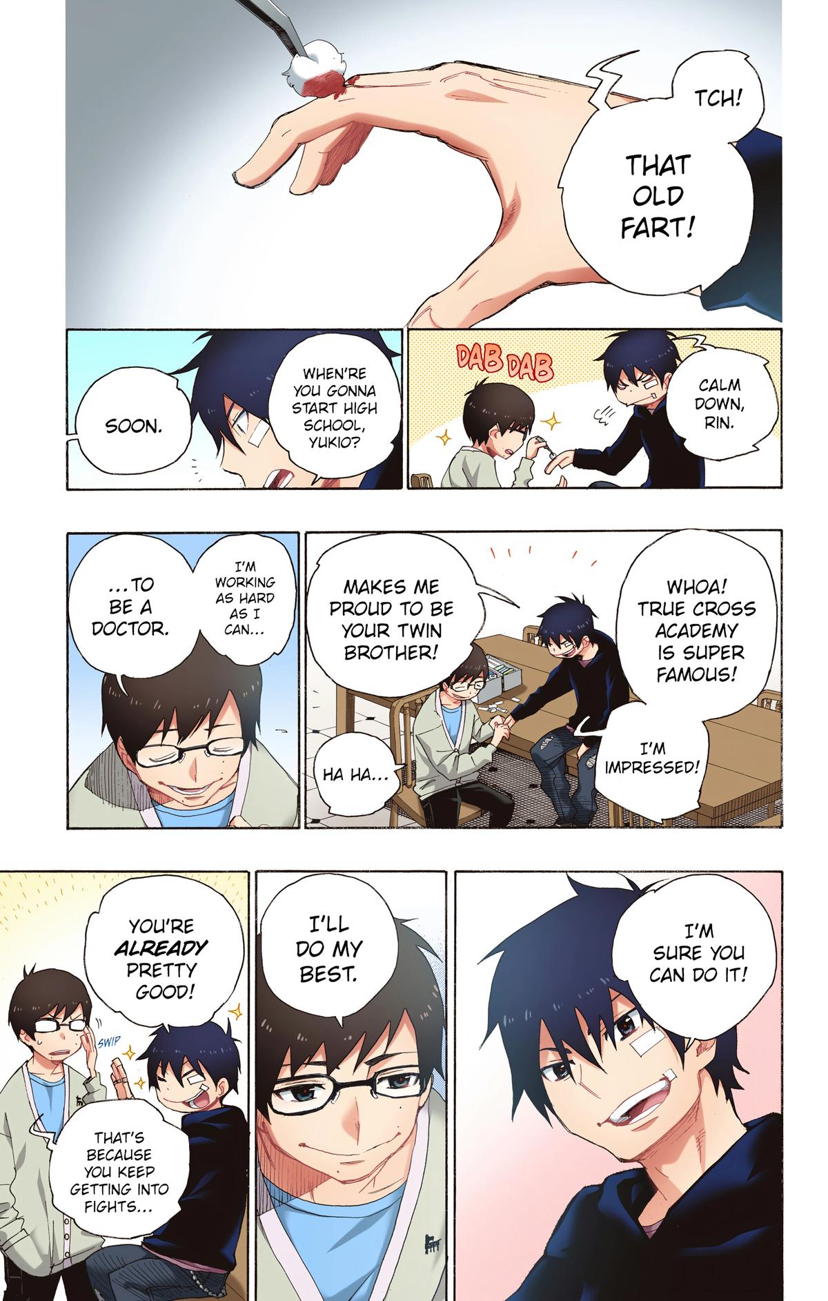 Blue Exorcist (Color) Chapter 1 - Page 11