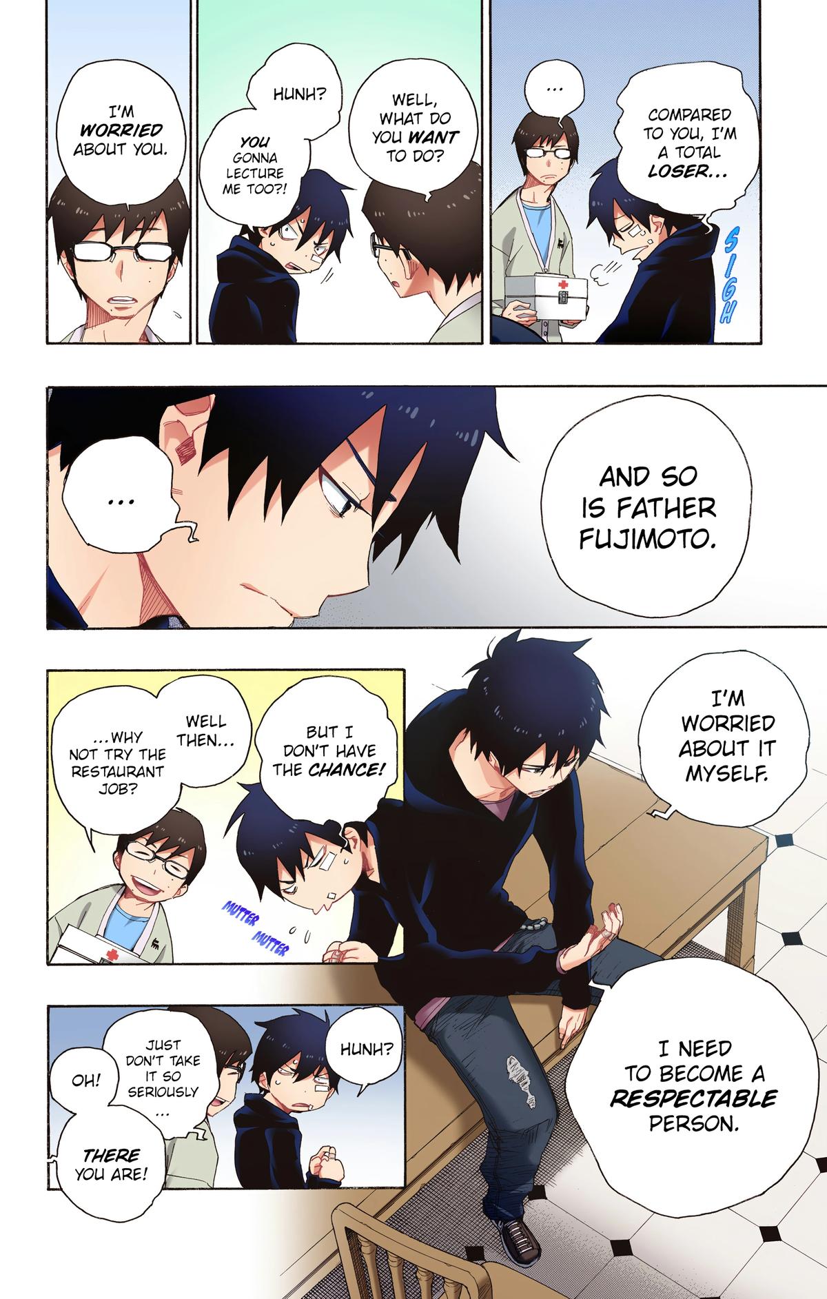 Blue Exorcist (Color) Chapter 1 - Page 12