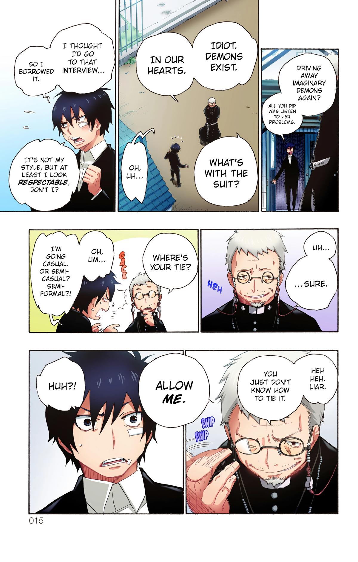 Blue Exorcist (Color) Chapter 1 - Page 15