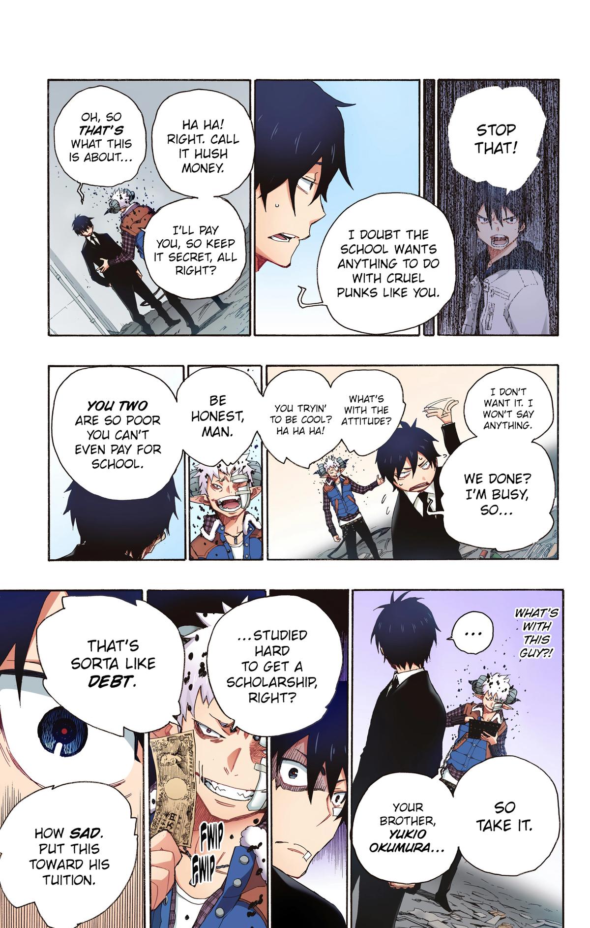 Blue Exorcist (Color) Chapter 1 - Page 23