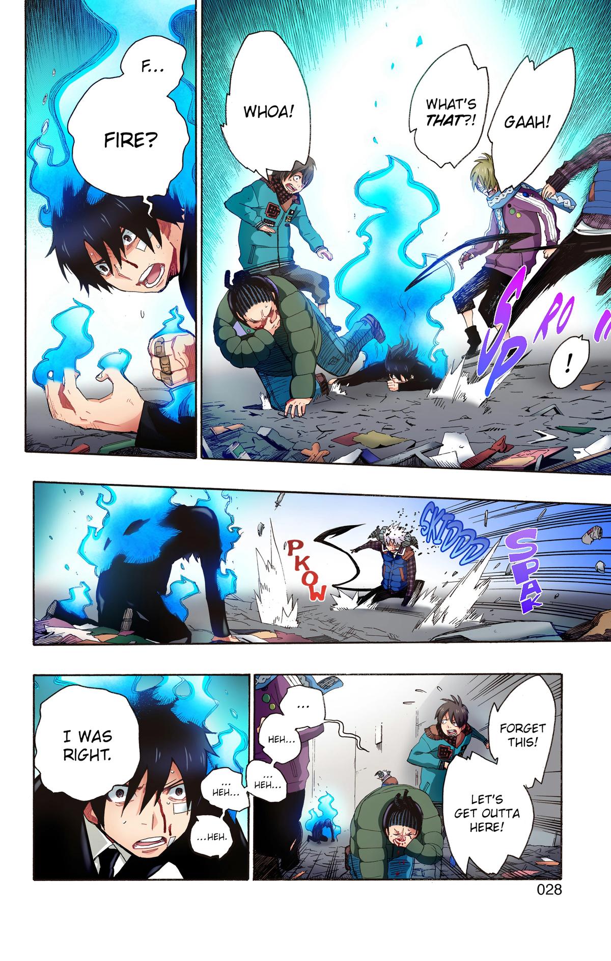 Blue Exorcist (Color) Chapter 1 - Page 28