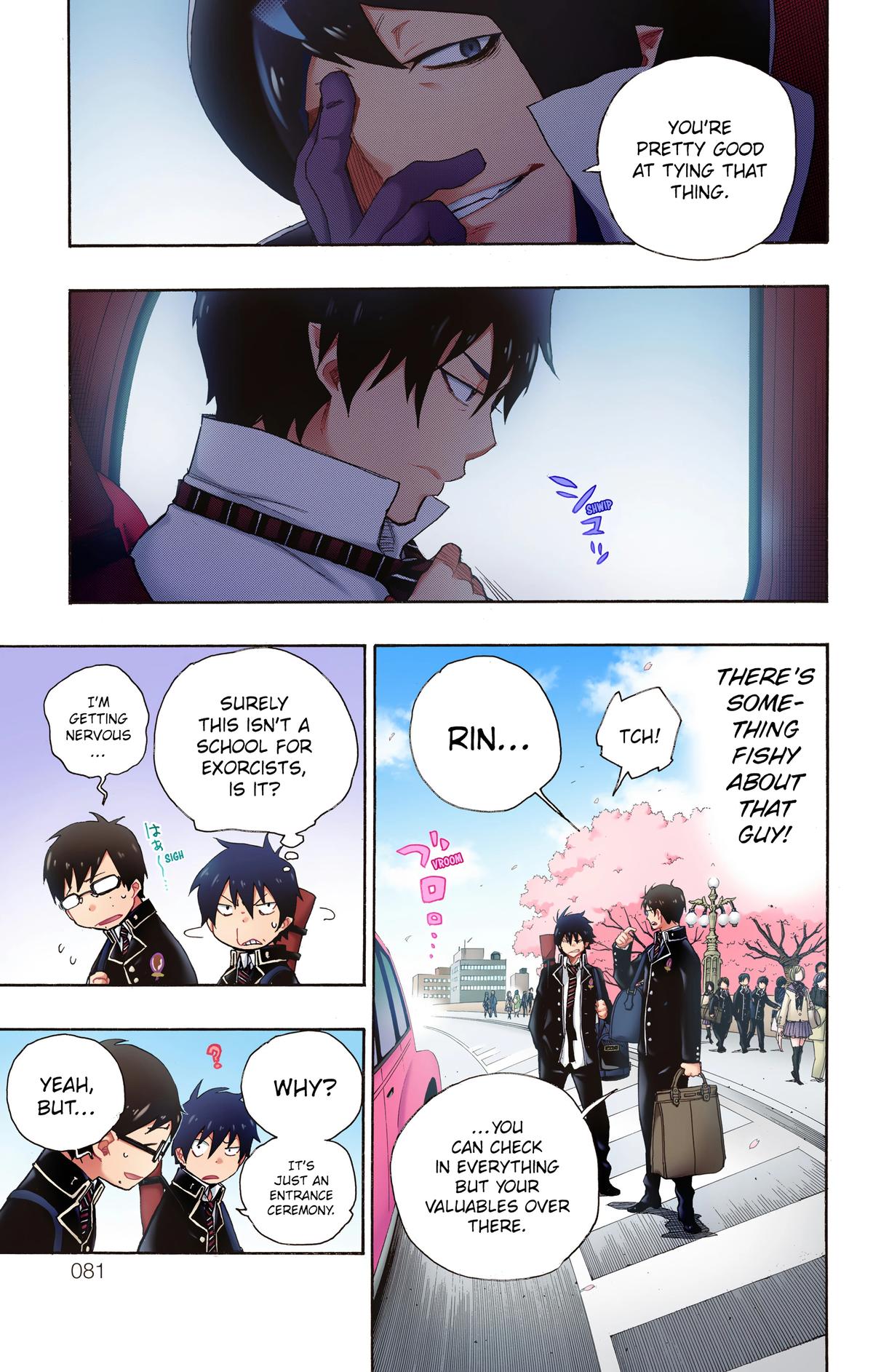 Blue Exorcist (Color) Chapter 2 - Page 8