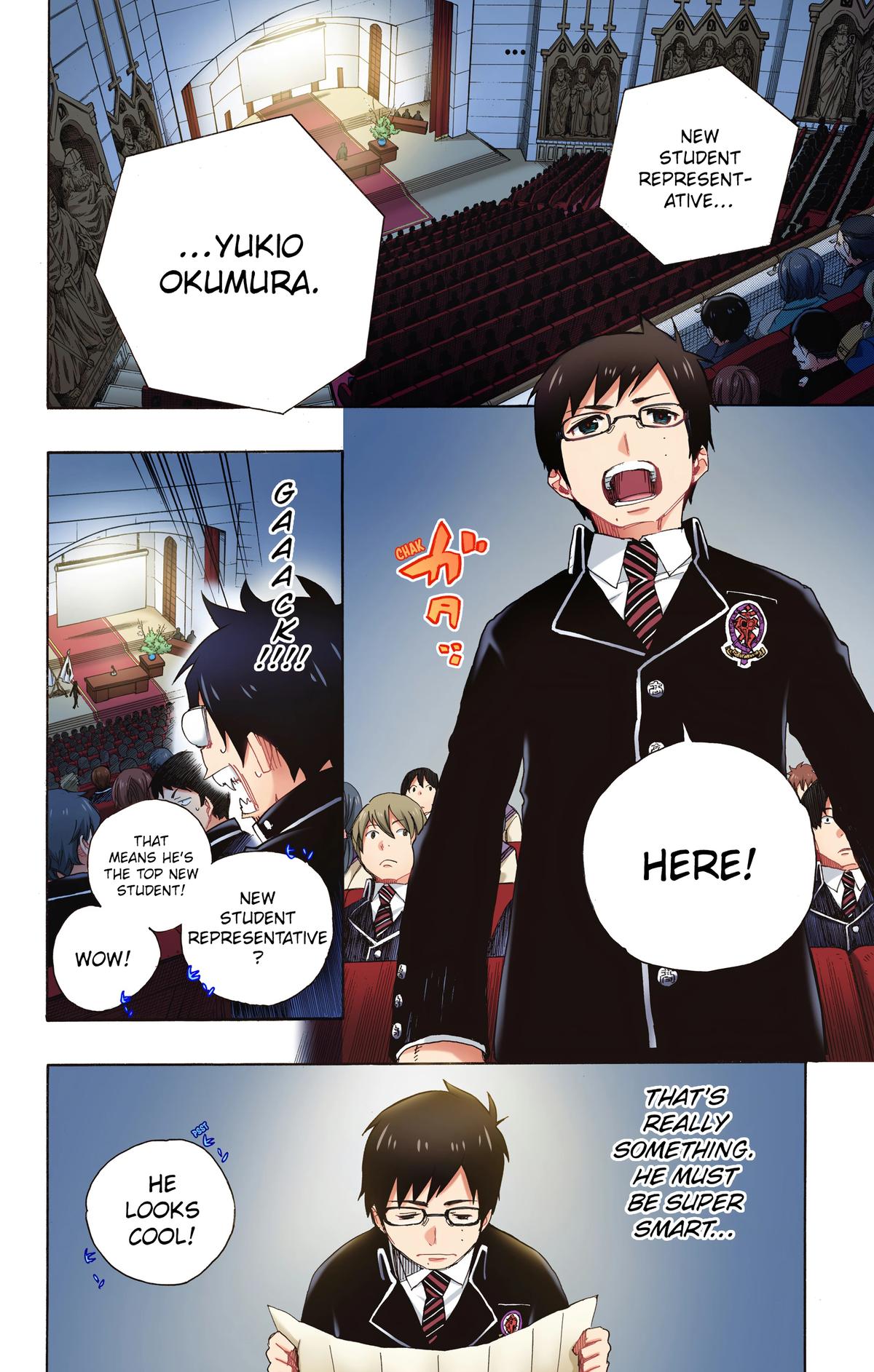 Blue Exorcist (Color) Chapter 2 - Page 9