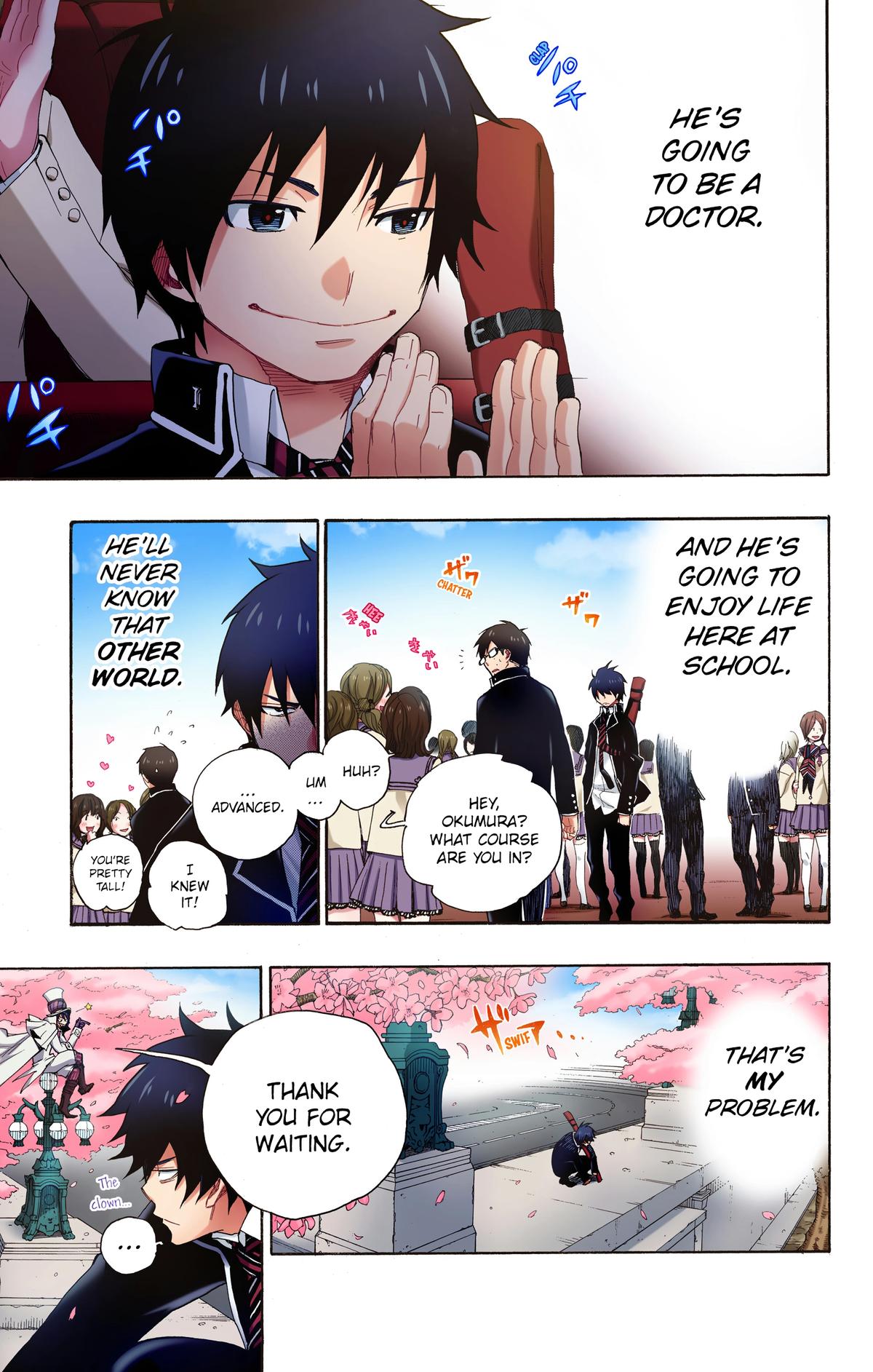 Blue Exorcist (Color) Chapter 2 - Page 12