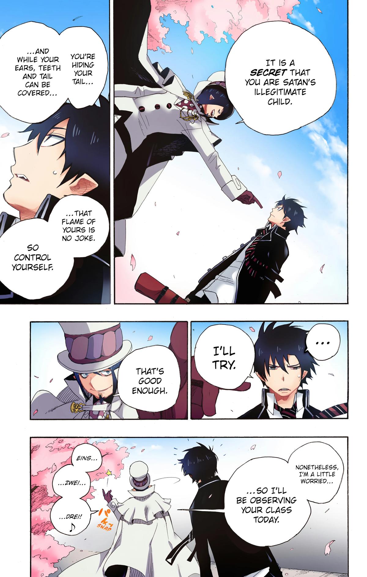 Blue Exorcist (Color) Chapter 2 - Page 14