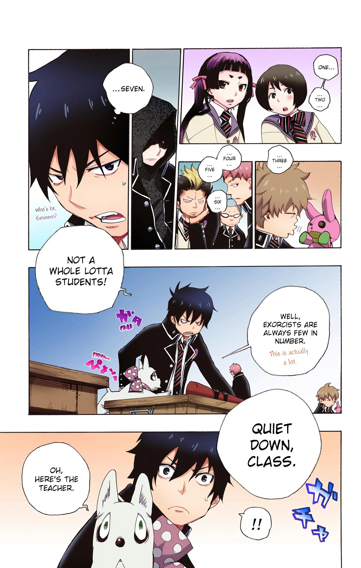 Blue Exorcist (Color) Chapter 2 - Page 18