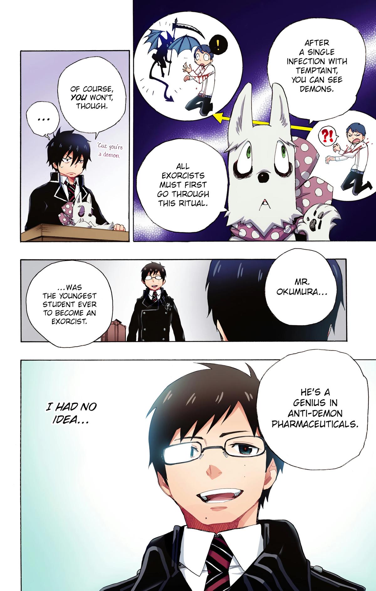 Blue Exorcist (Color) Chapter 2 - Page 23