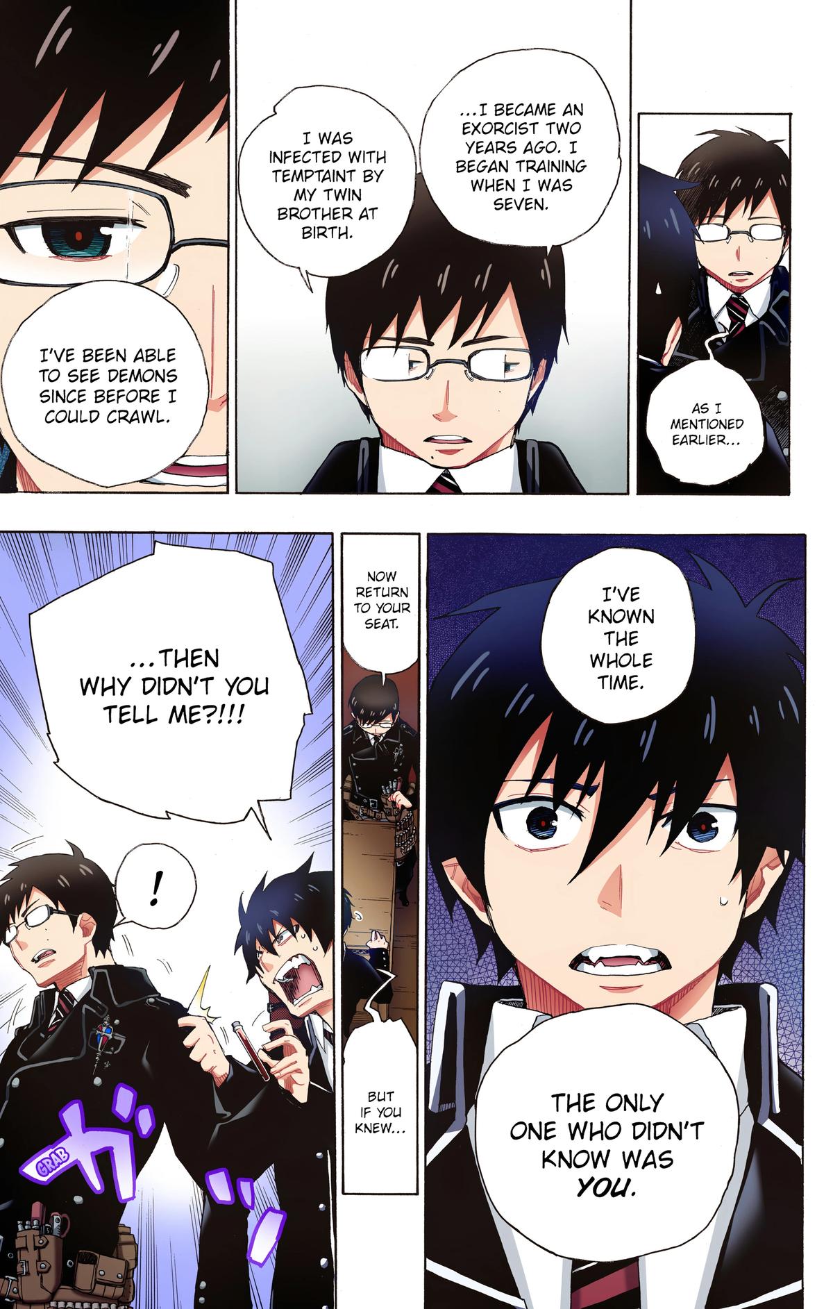 Blue Exorcist (Color) Chapter 2 - Page 26