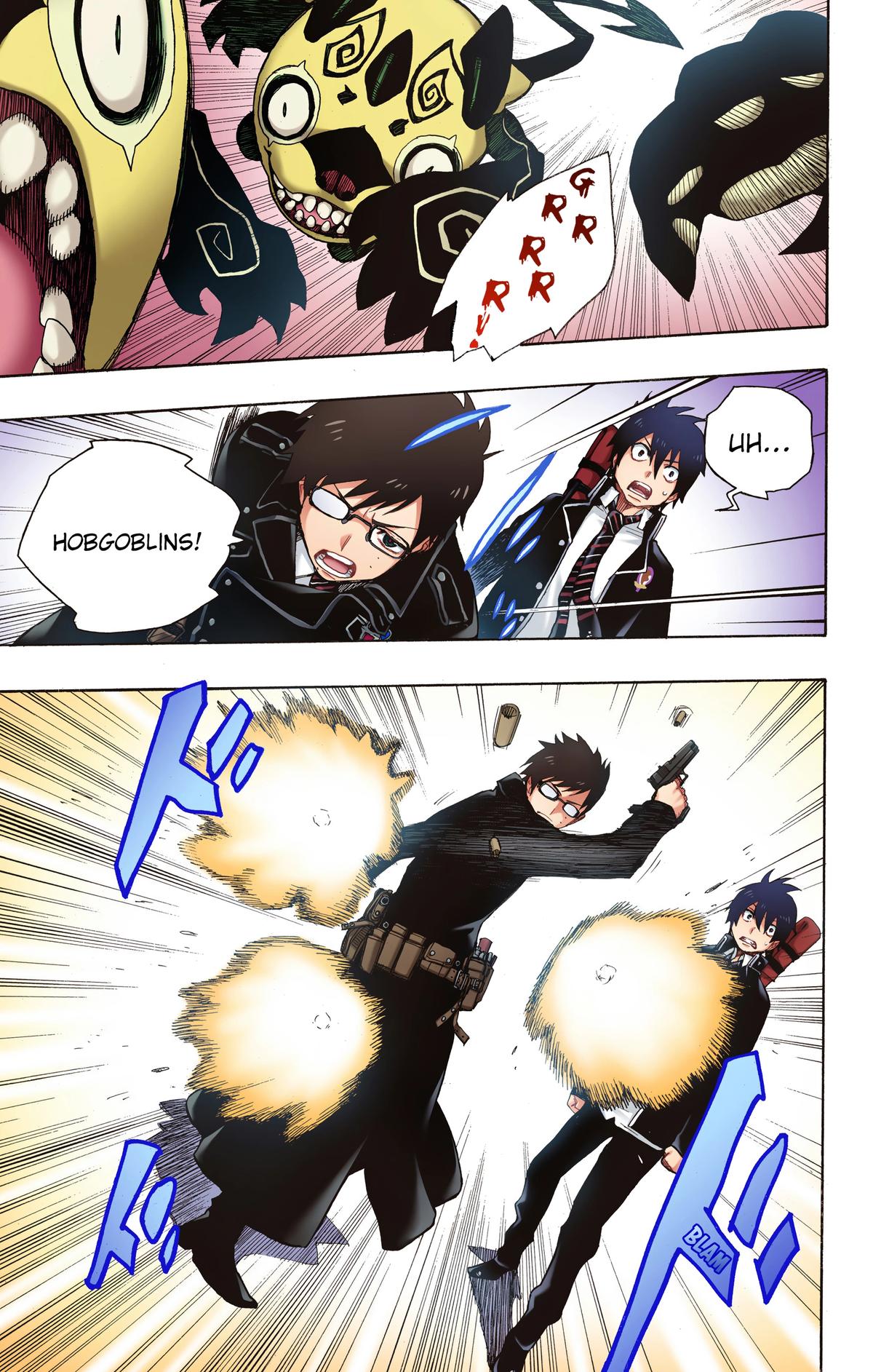 Blue Exorcist (Color) Chapter 2 - Page 28