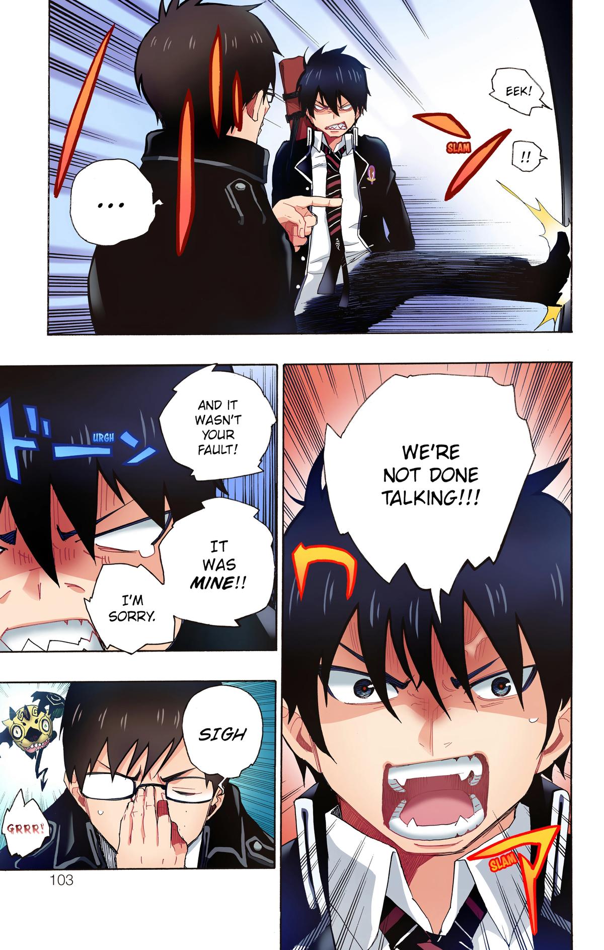 Blue Exorcist (Color) Chapter 2 - Page 30