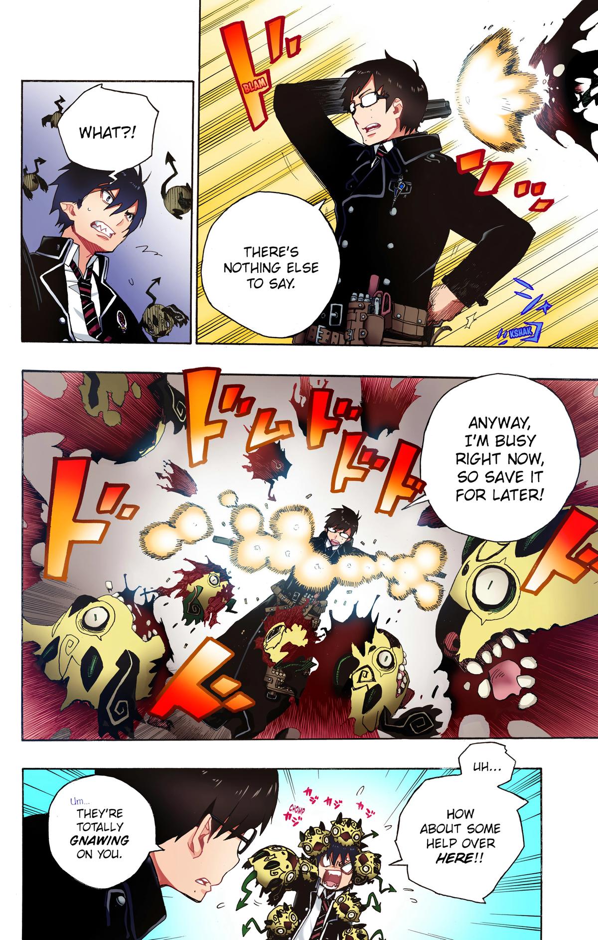 Blue Exorcist (Color) Chapter 2 - Page 31