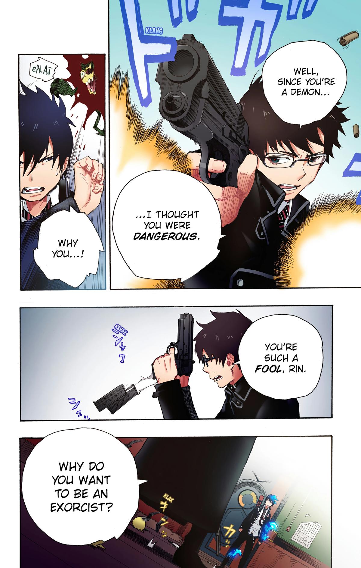 Blue Exorcist (Color) Chapter 2 - Page 33
