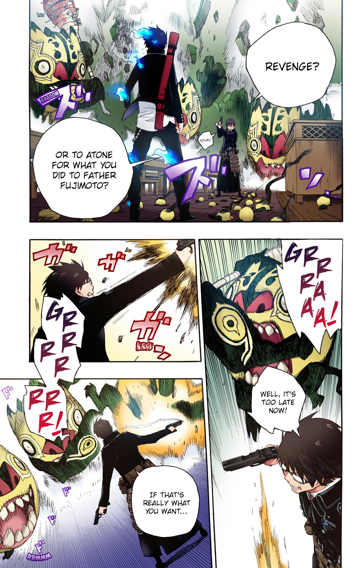 Blue Exorcist (Color) Chapter 2 - Page 34