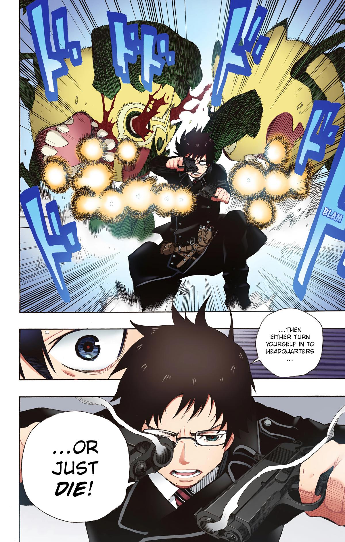 Blue Exorcist (Color) Chapter 2 - Page 35