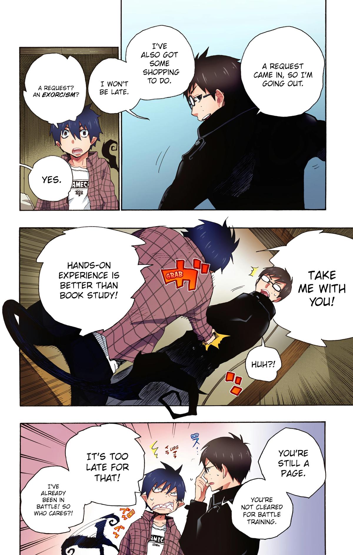 Blue Exorcist (Color) Chapter 3 - Page 4