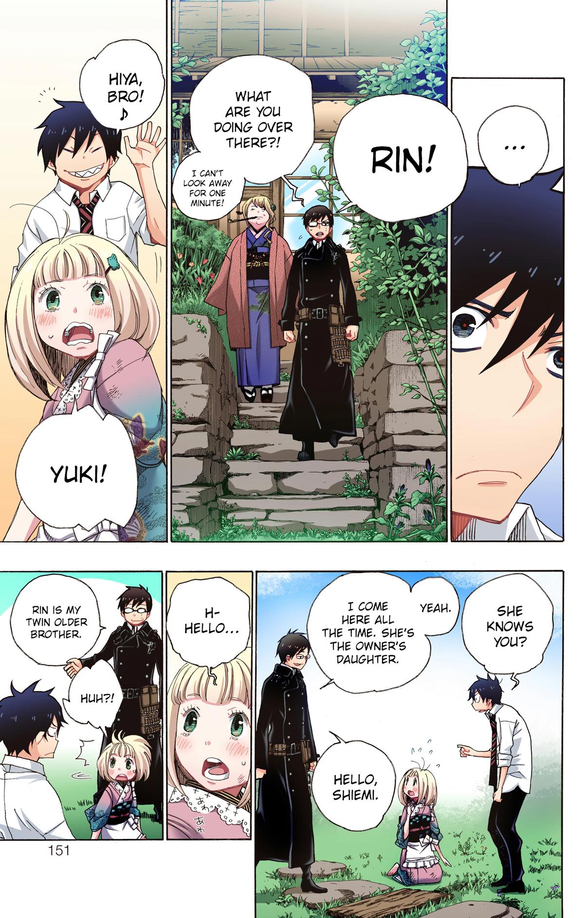 Blue Exorcist (Color) Chapter 3 - Page 21