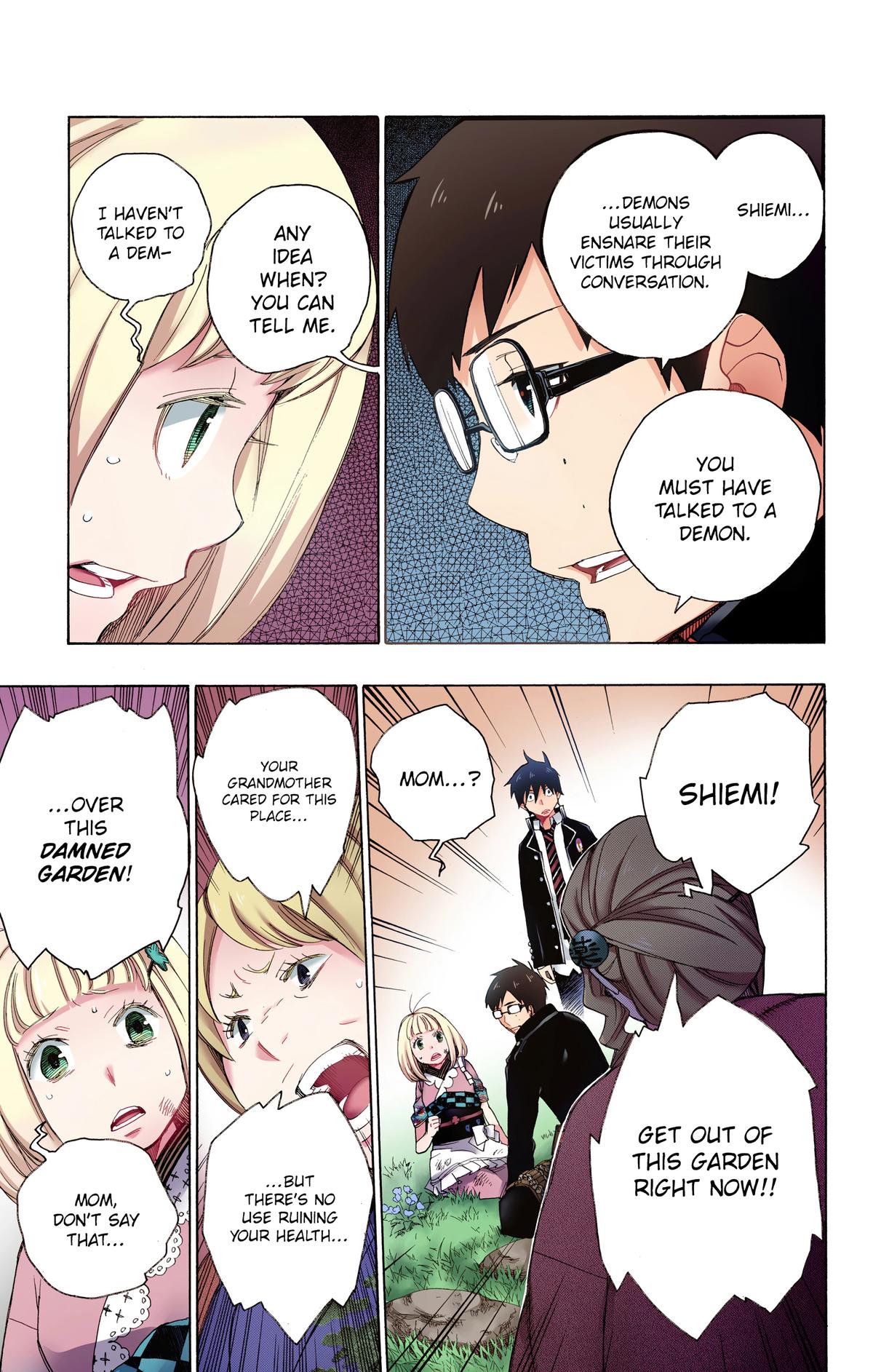Blue Exorcist (Color) Chapter 3 - Page 25