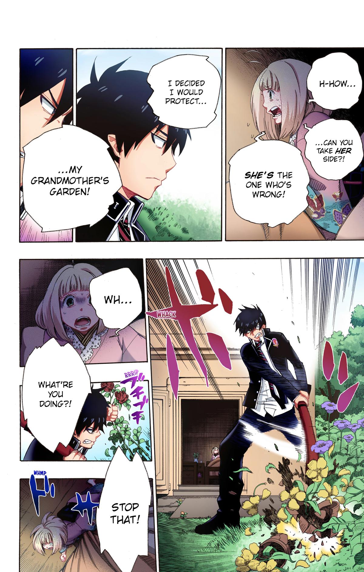 Blue Exorcist (Color) Chapter 3 - Page 34
