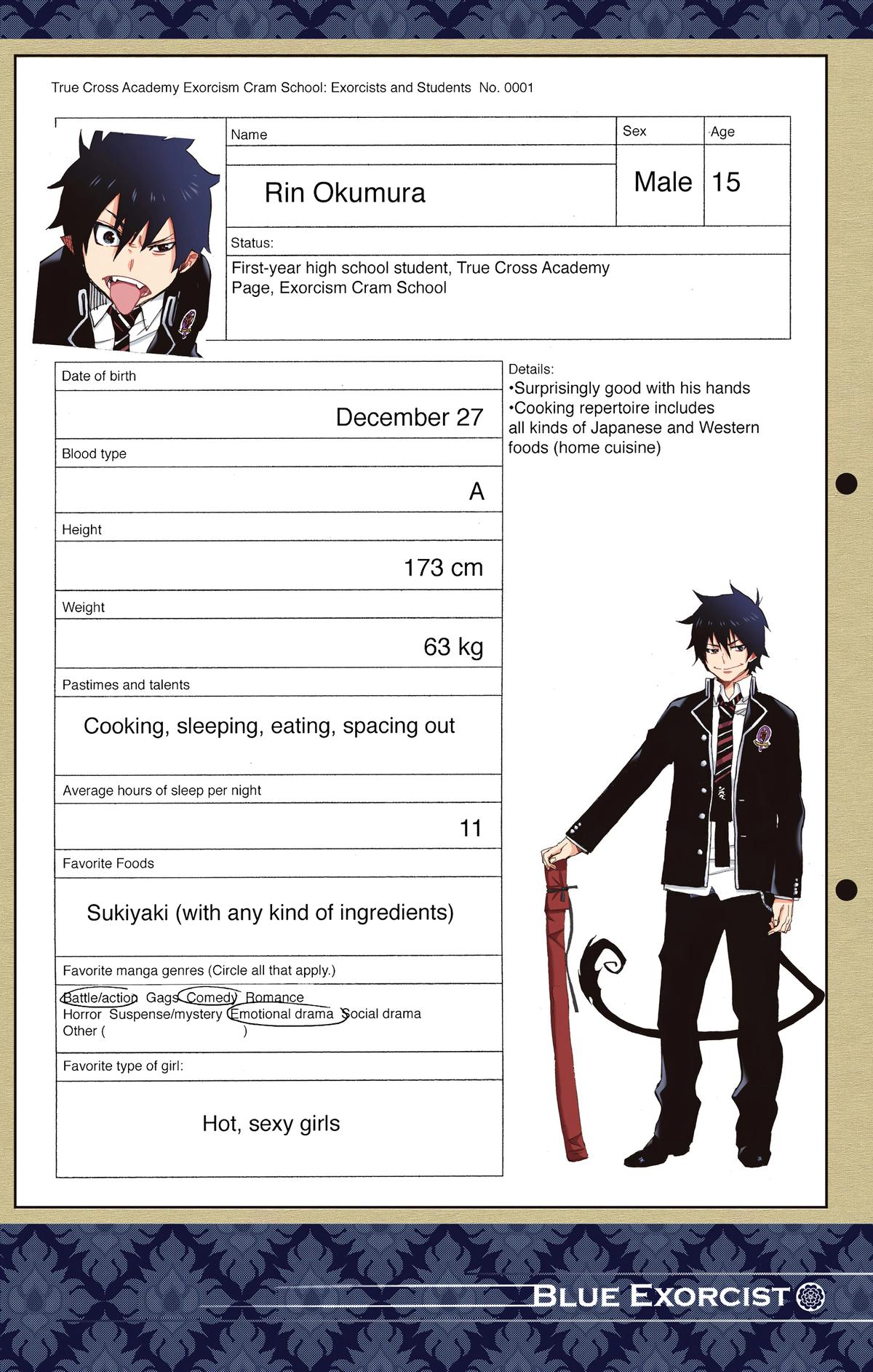 Blue Exorcist (Color) Chapter 3 - Page 54