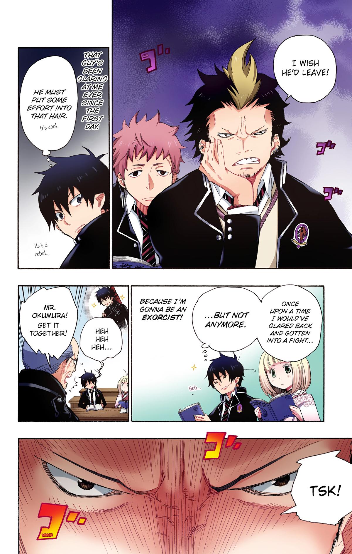 Blue Exorcist (Color) Chapter 4 - Page 7
