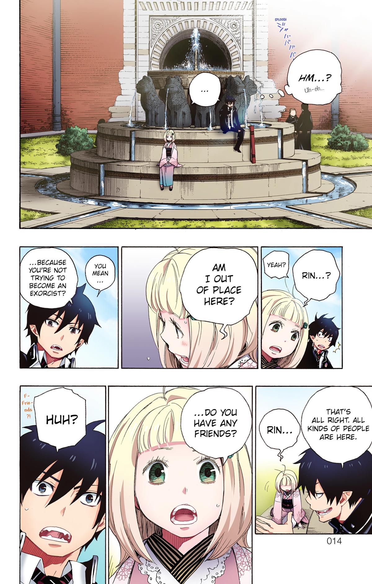 Blue Exorcist (Color) Chapter 4 - Page 15